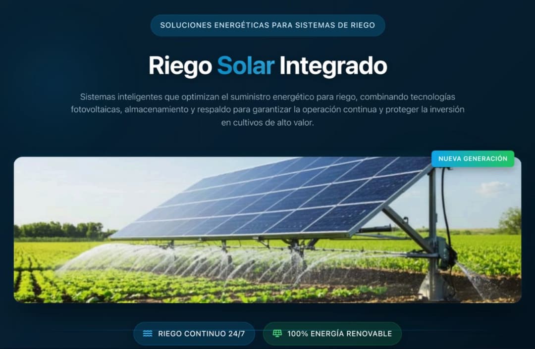 Riego Solar Integrado