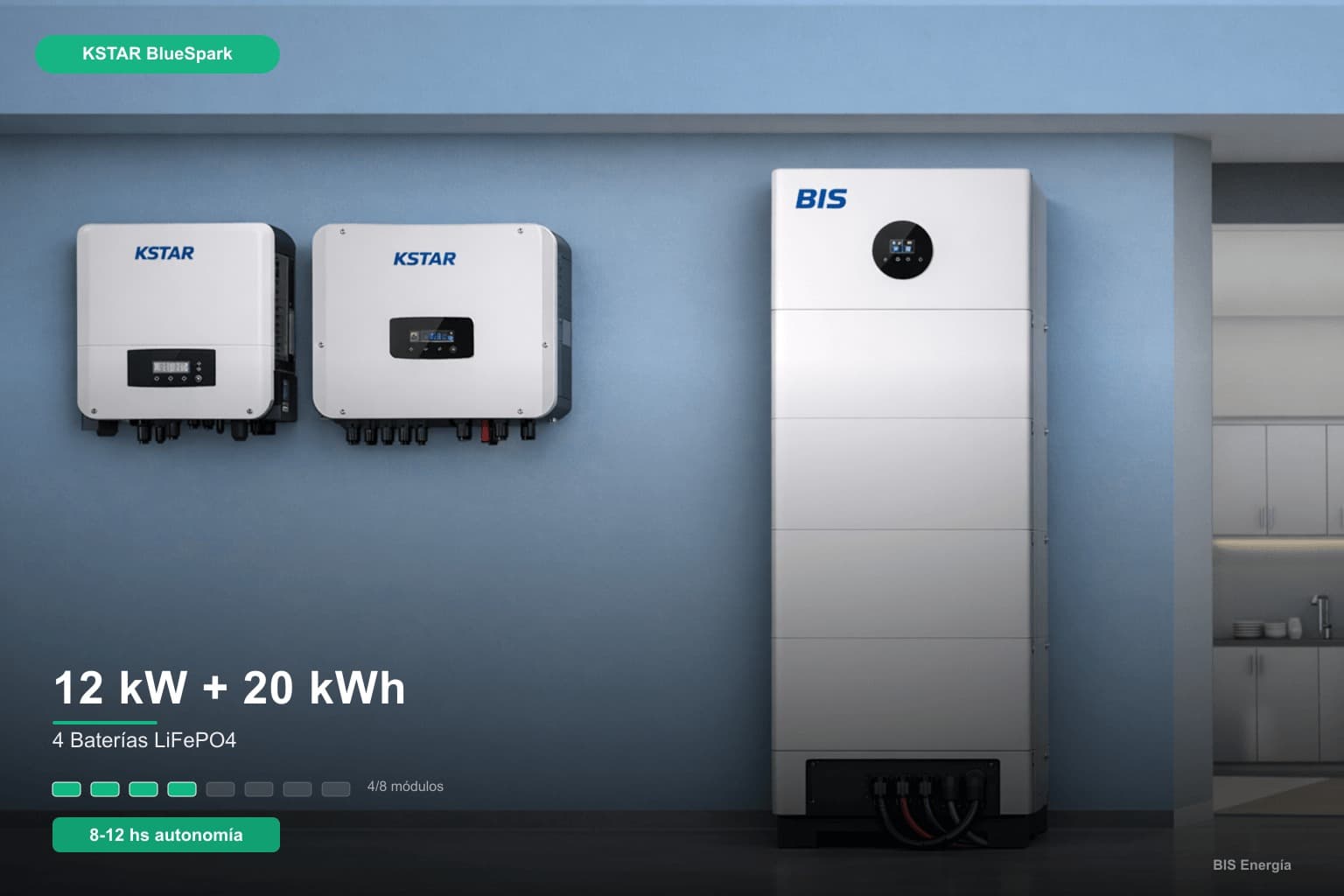 Híbrido 12kW + 20kWh