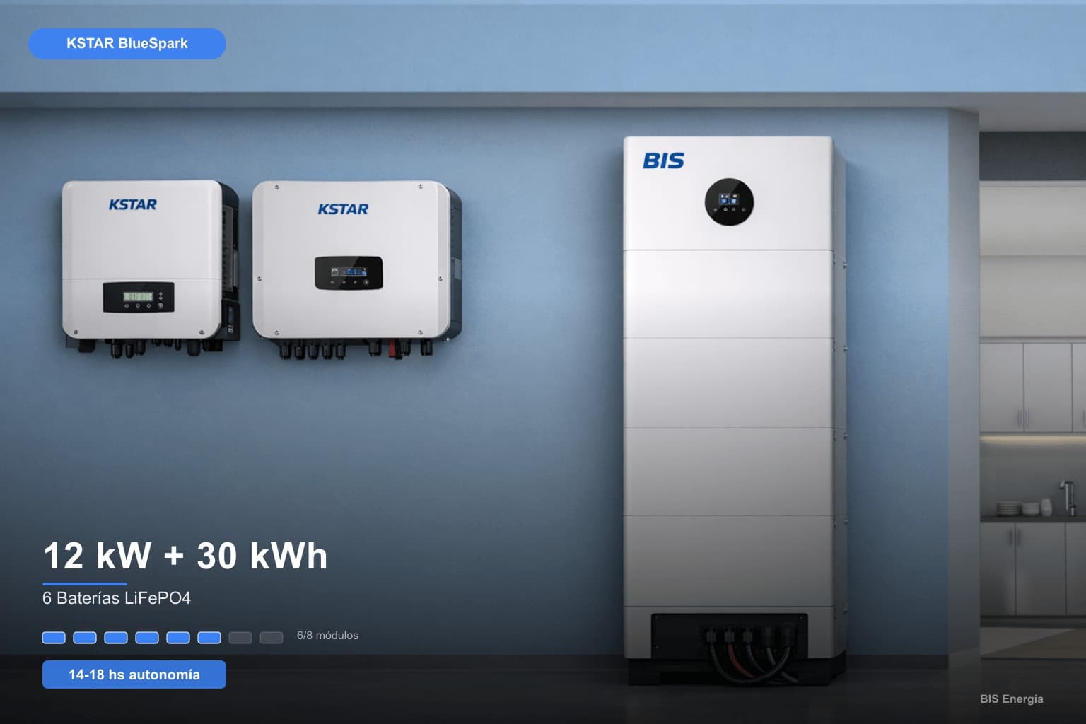 Híbrido 12kW + 30kWh
