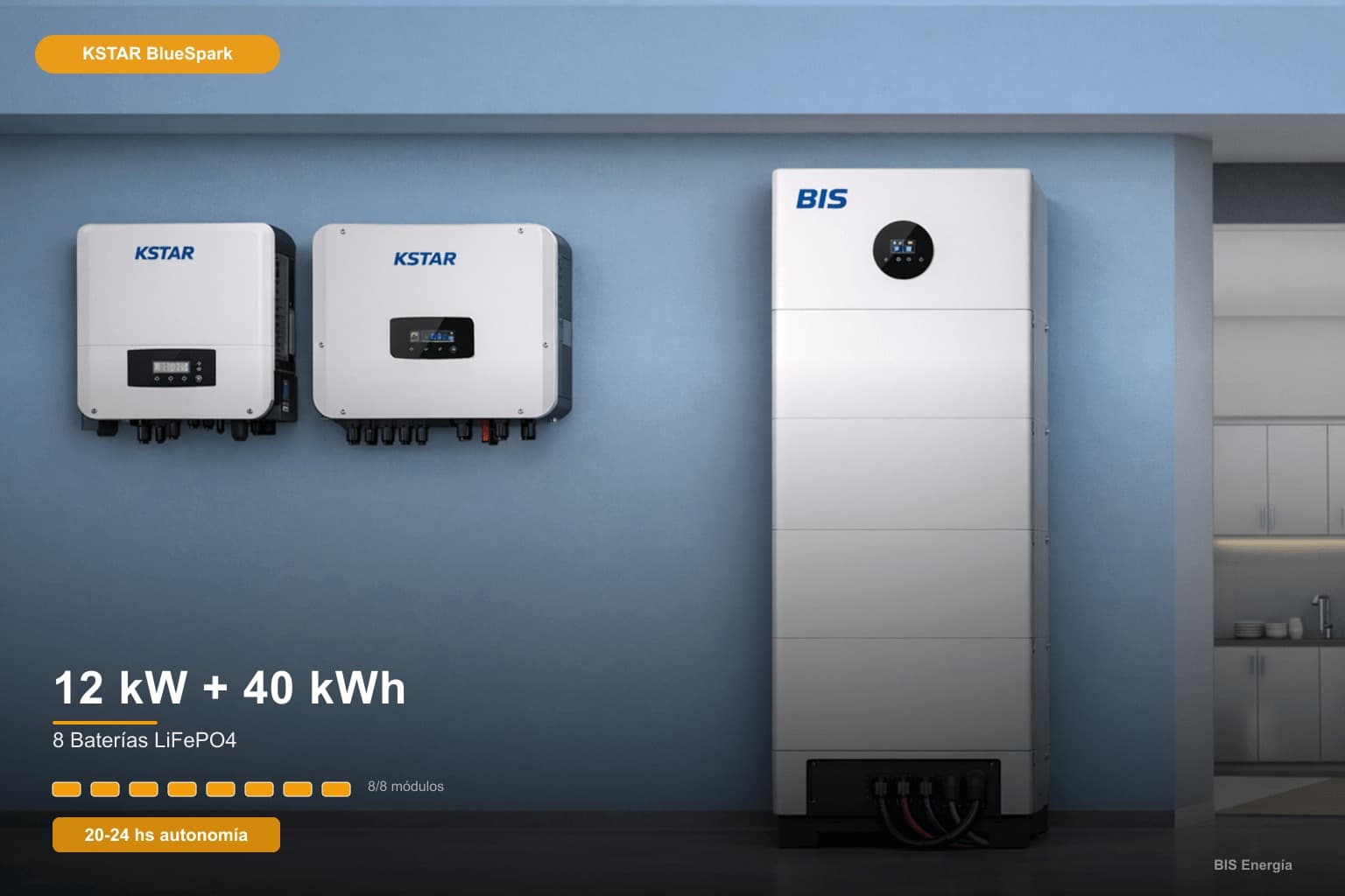 Híbrido 12kW + 40kWh